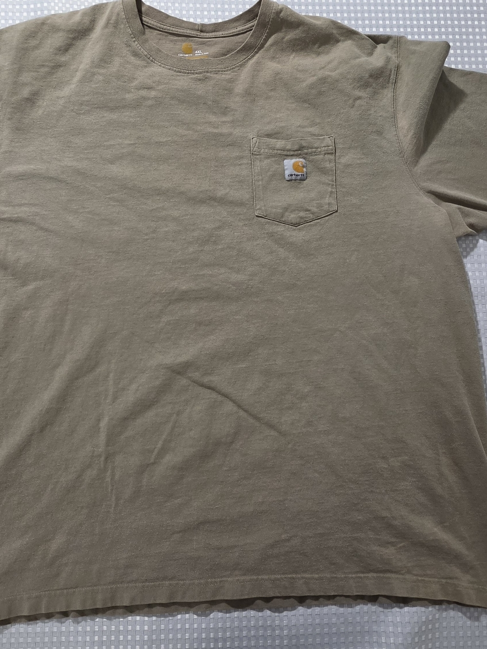 Carhartt Short-Sleeve Pocket Tee in Khaki